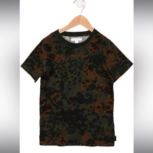 Camo Burberry Boys' Printed Short Sleeve Shirt